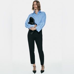 Zara pants with a high waist